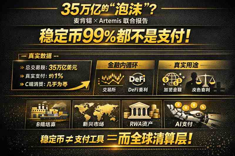  35万亿交易额背后；稳定币并非支付主流，报告剖析其真实角色。 IT技术 35万亿交易额背后；稳定币并非支付主流，报告剖析其真实角色。 IT技术